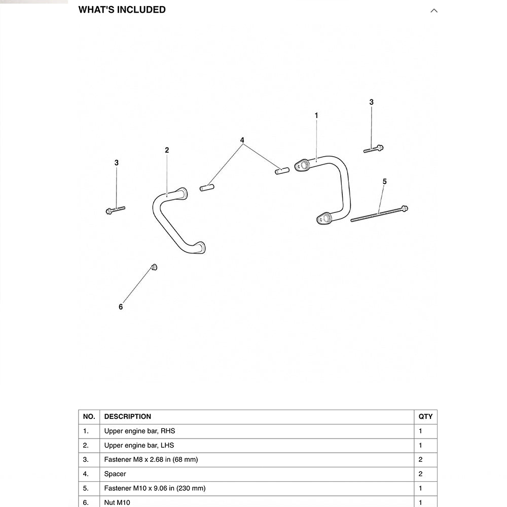 Speed 400 Scrambler 400 X Upper Engine Bars
