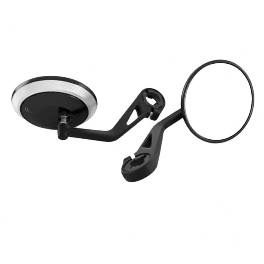 Black Round Bar End Mirrors