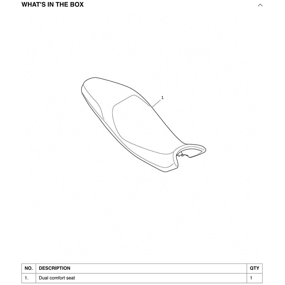 Tiger Sport 660 Dual Comfort Seat