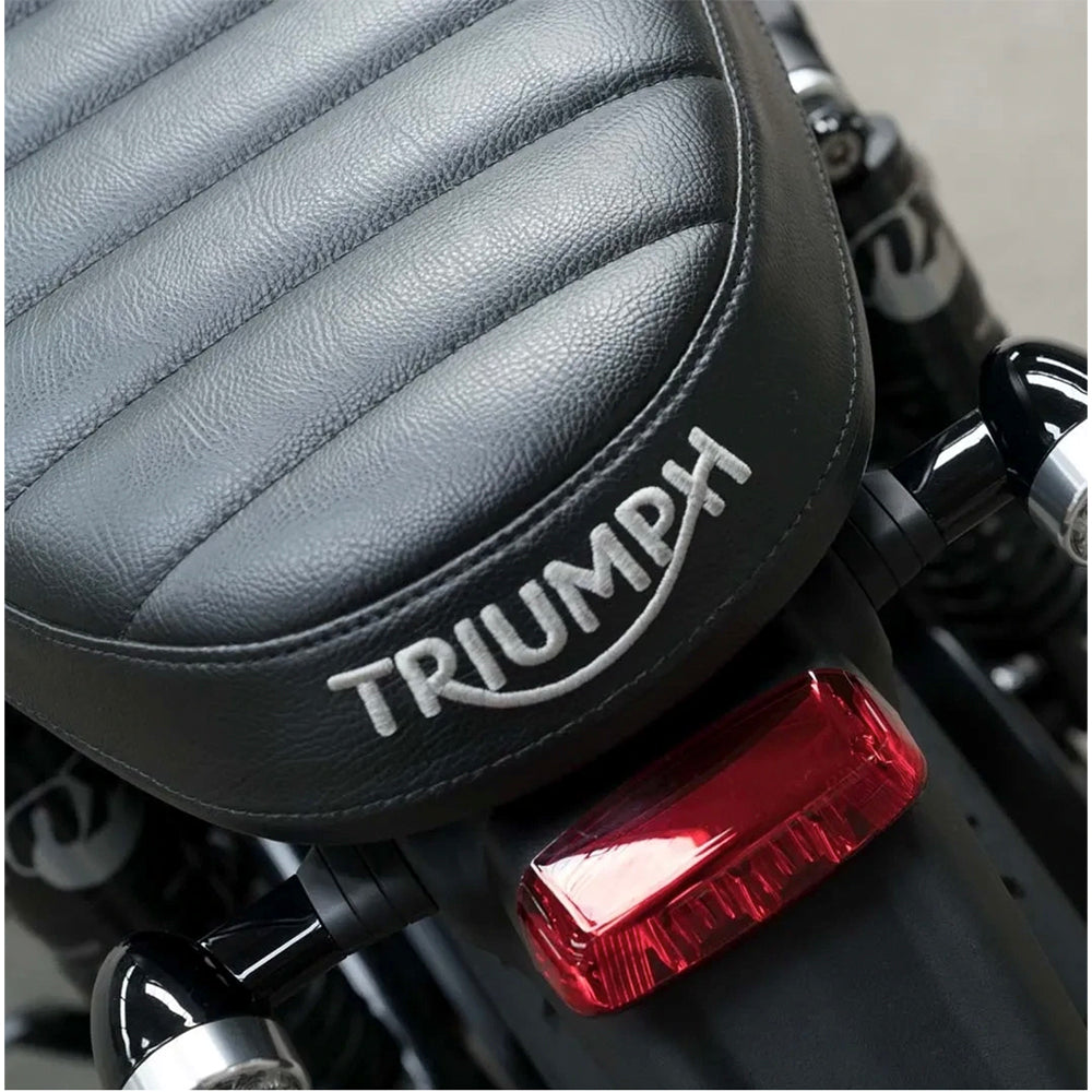 Black Ribbed Bench Seat