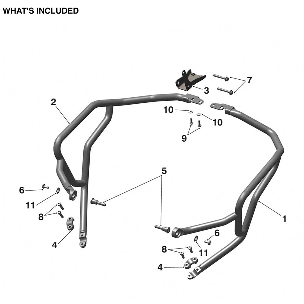 Tiger 900 SS Upper Engine Protection Bar Kit