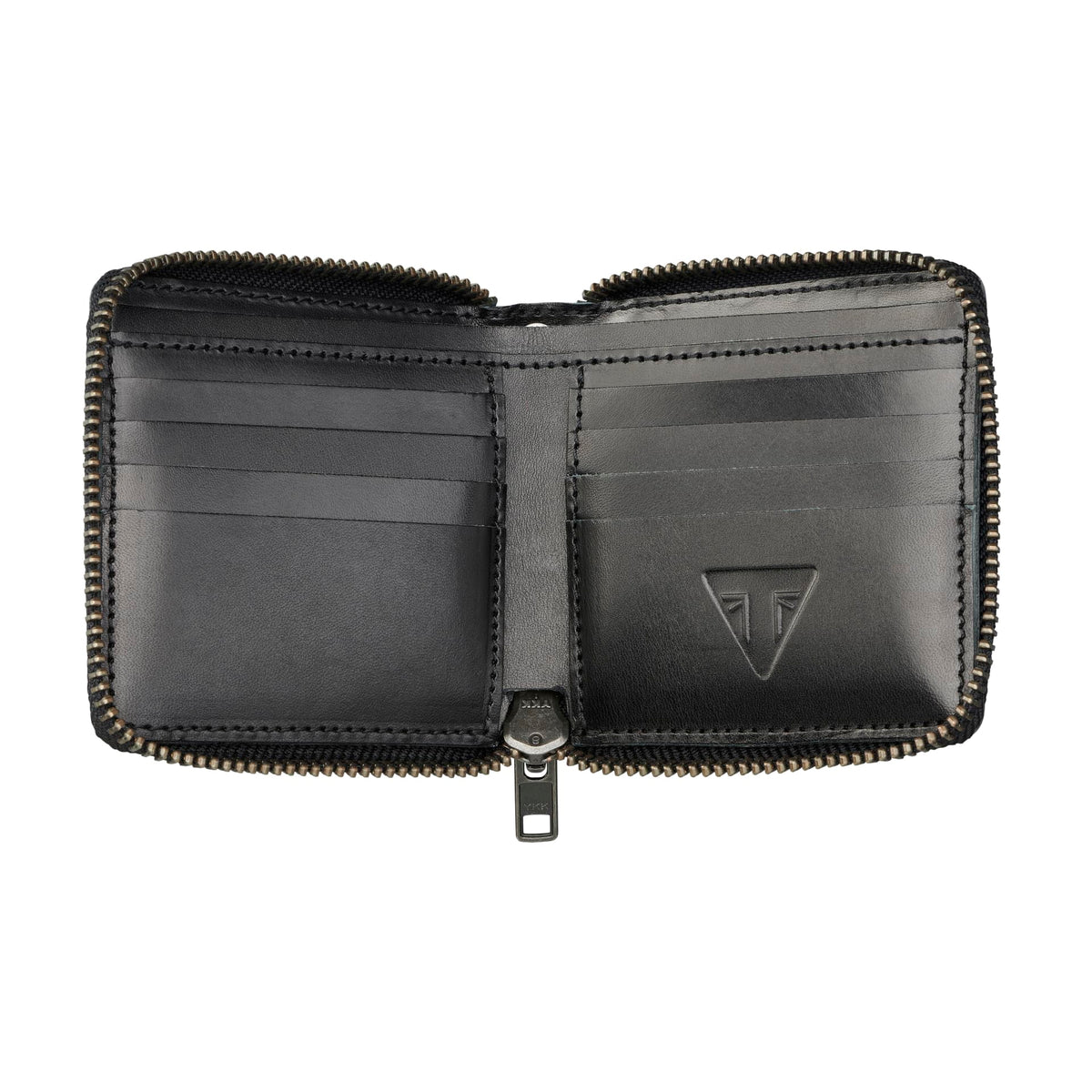 Triumph Leather Square Zip Wallet