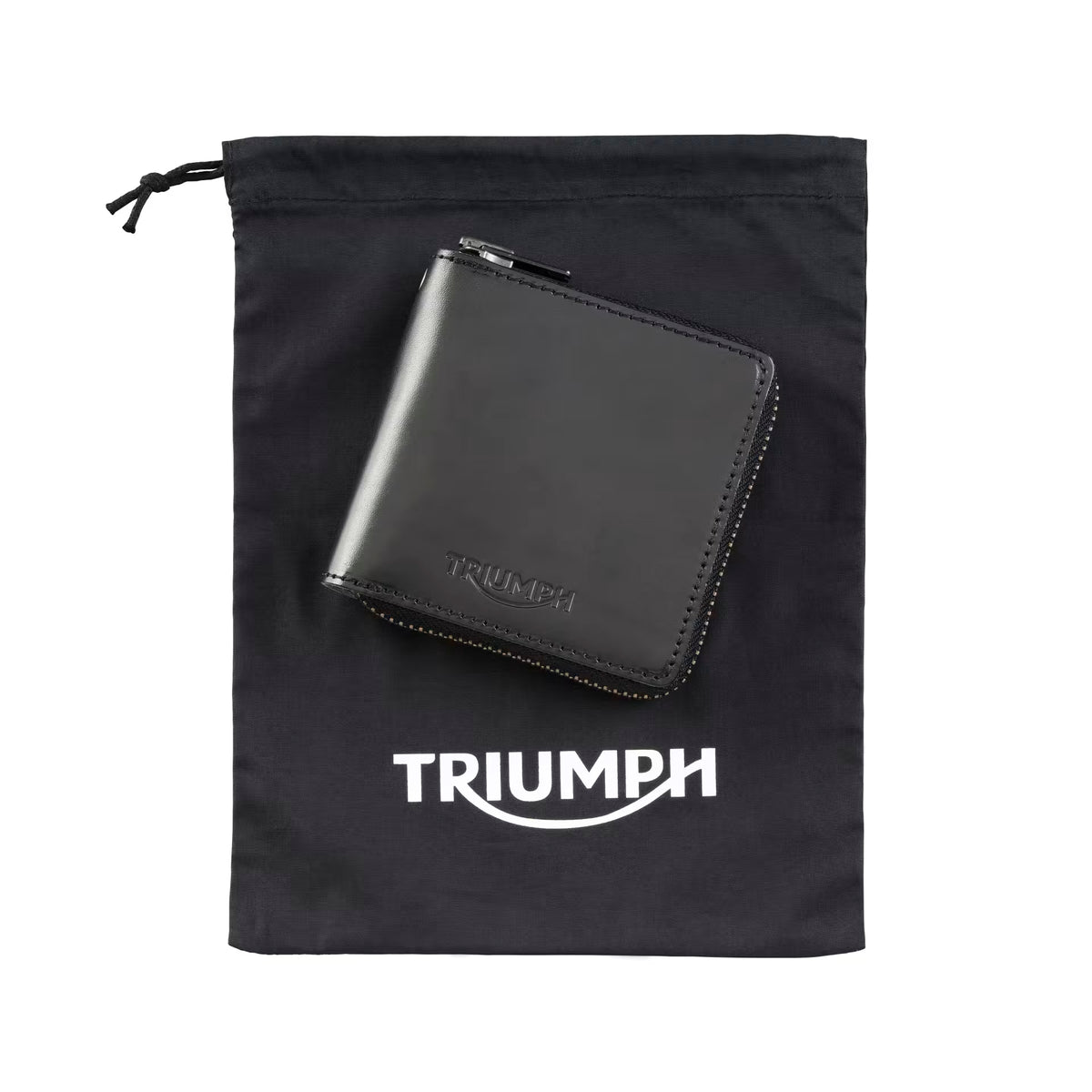 Triumph Leather Square Zip Wallet