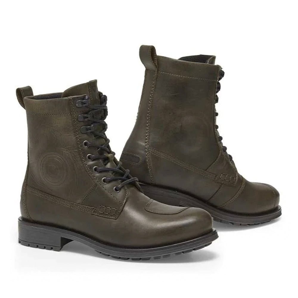 Revit Portland Motorcycle Boots Olive Green