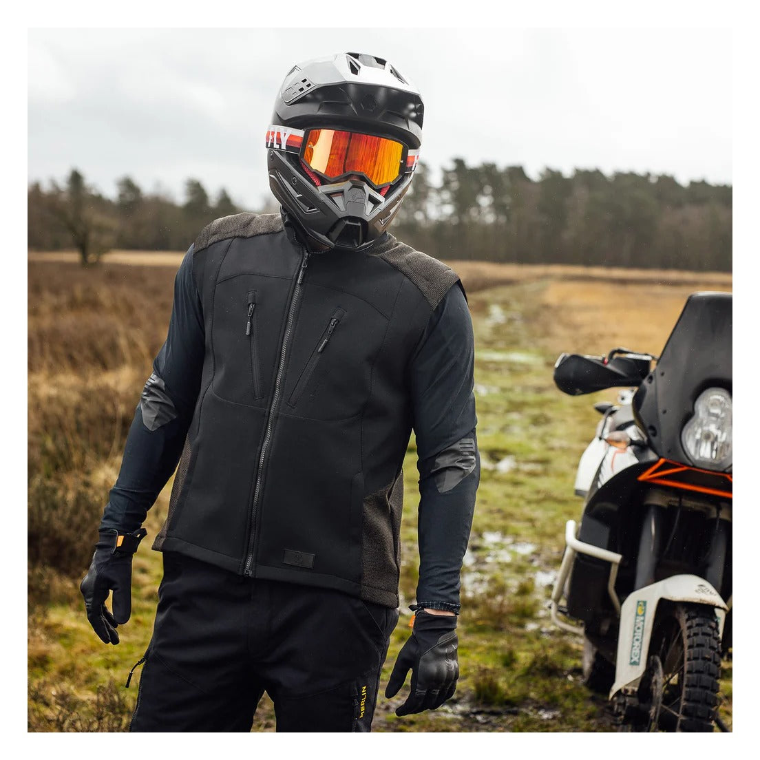 Merlin Badou D30 Dual Sport Jacket - Black