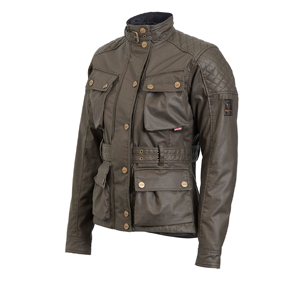 Beck Womens Wax Motorcycle Jacket