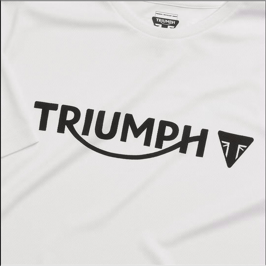 Rapid Dry Crew Neck Tee -  White