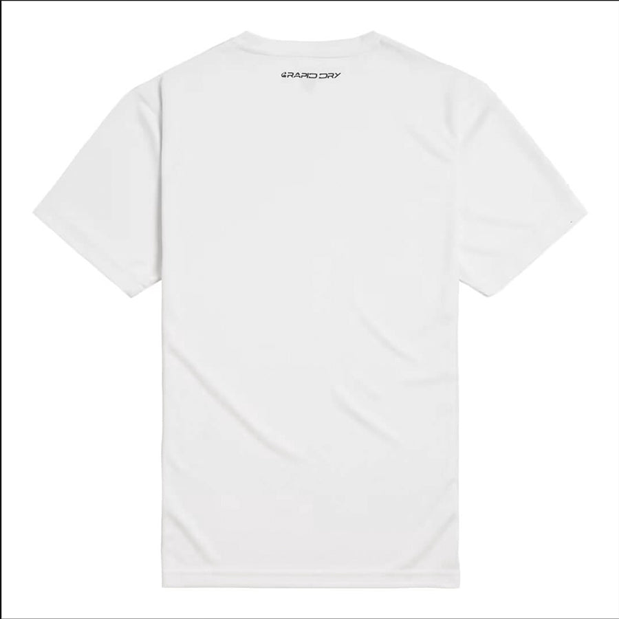 Rapid Dry Crew Neck Tee -  White