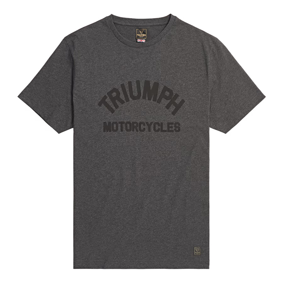 Burnham Arch Logo Tee - Black Marl