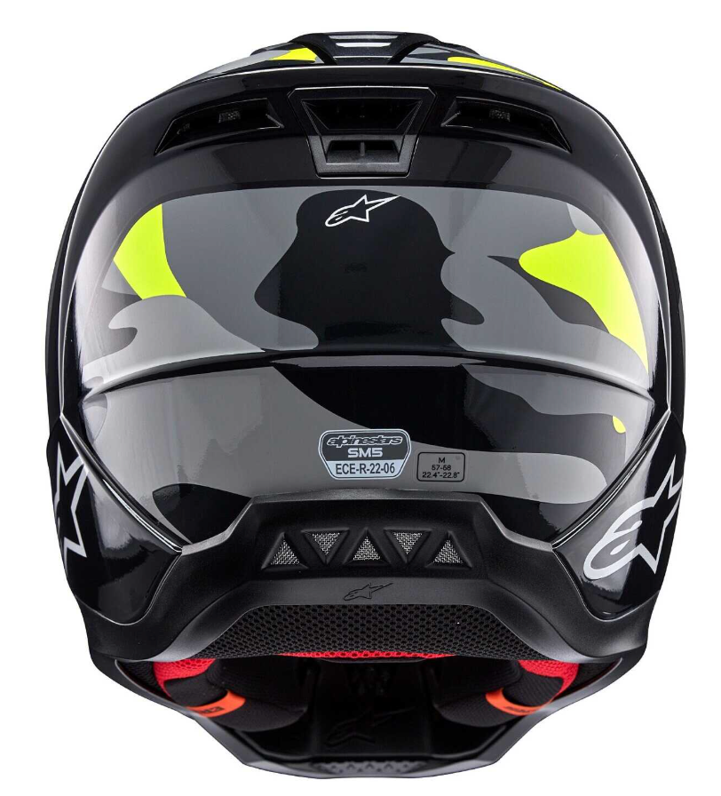 Alpine Stars Helmet - Yell Fluo Gray Camo