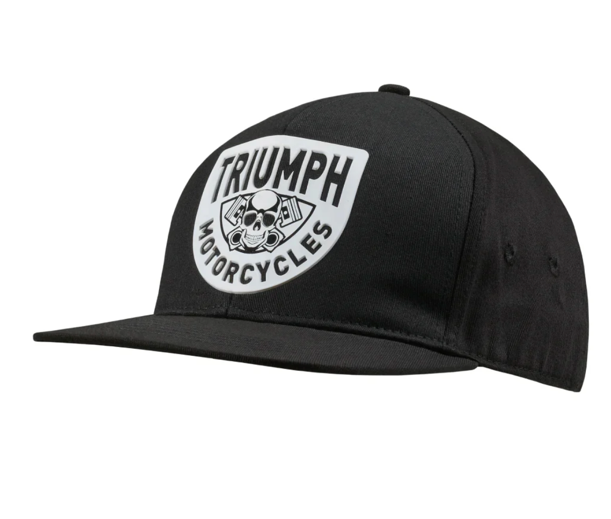 Piston Rich Flat Peak Cap Black