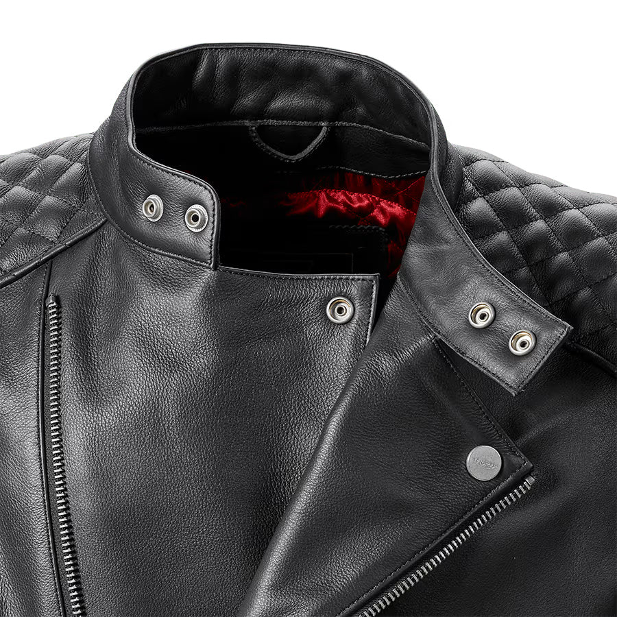 Braddan Asymmetric Leather Jacket