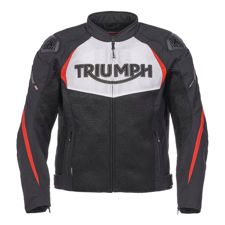 Triple Sports Mesh Jacket - Red/White