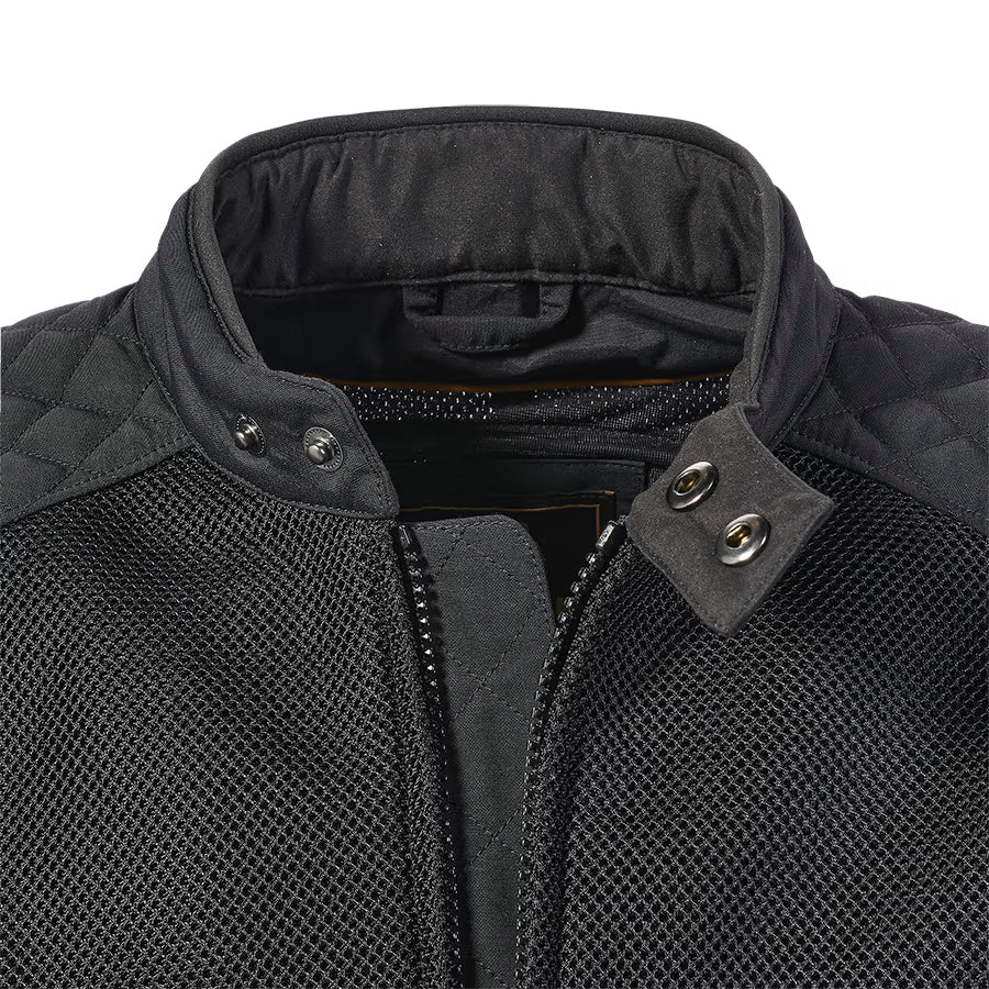 Braddan Retro Mesh Jacket - Black