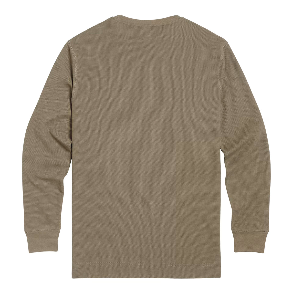 Bettmann Long Sleeve Waffle Tee - Khaki