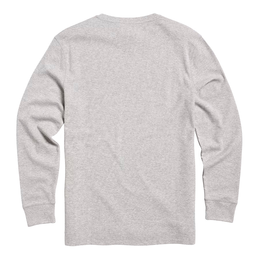Bettmann Long Sleeve Waffle Tee - Grey