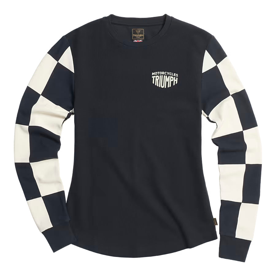 Nikki Long Sleeved Womens Waffle Tee