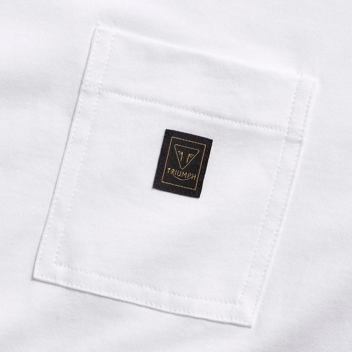 Ditching Back Logo Pocket Tee - White