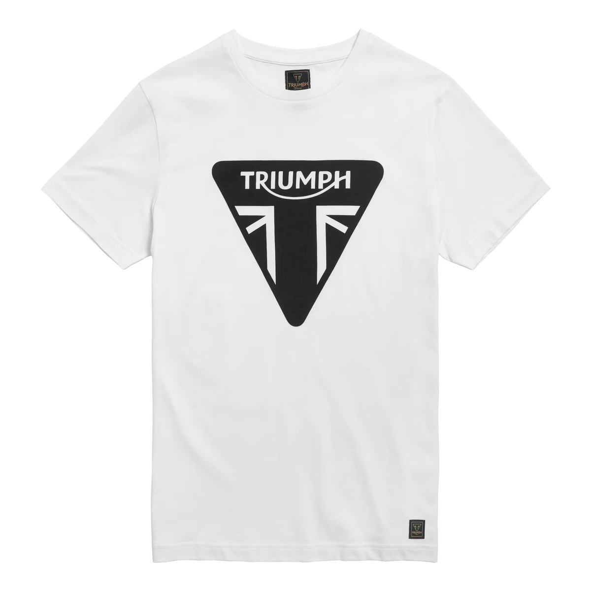 Helston Printed Logo Tee - WHITE