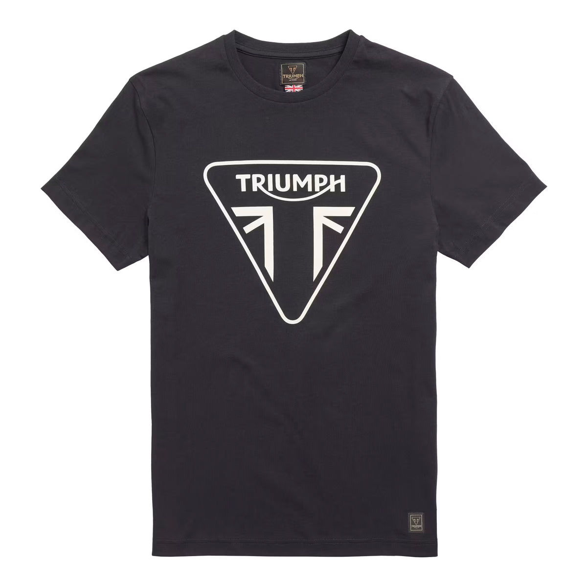 Helston Printed Logo Tee - BLACK