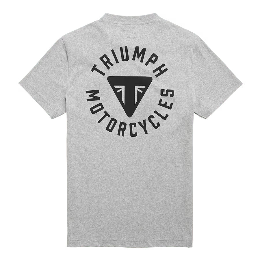Newlyn Ring Logo Tee - Grey