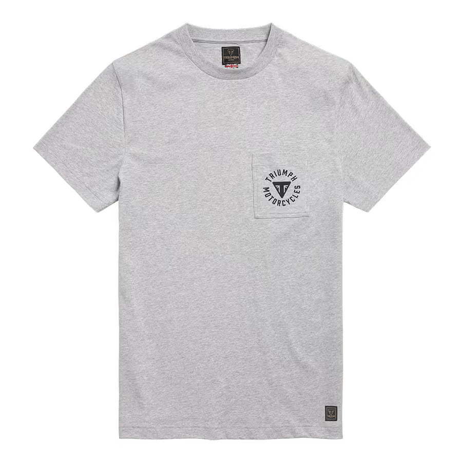 Newlyn Ring Logo Tee - Grey