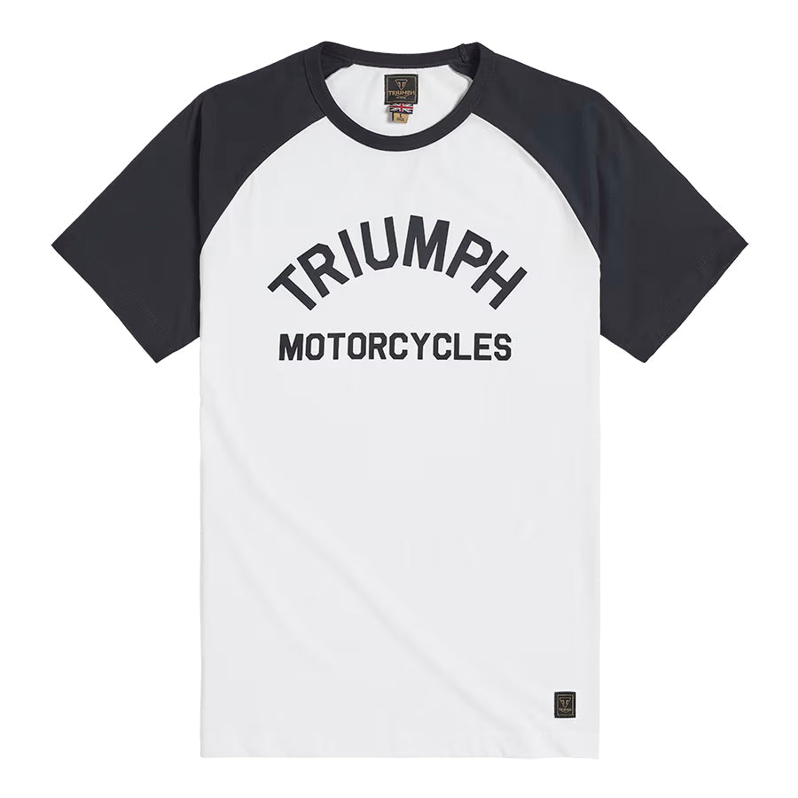 Saltern Contrast Sleeve Tee - Black