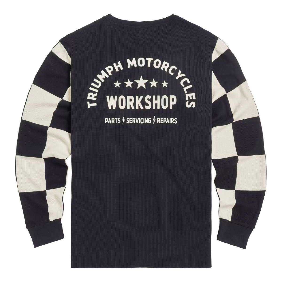 Harker Checkerboard Long Sleeve Waffle Tee