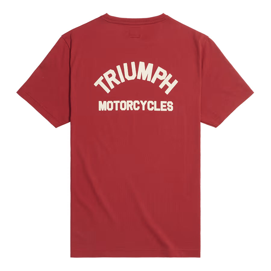Ditching Back Logo Pocket Tee - Red